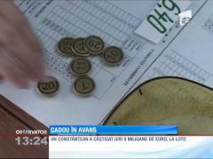 Un constănţean a câștigat 9 milioane de euro la Loto