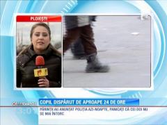 Copil dispărut de aproape 24 de ore