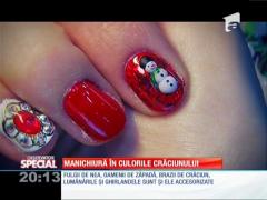 Special! Manichiura în culorile Crăciunului