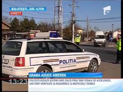 Zeci de polițiști au ieșit în trafic pe Drumul Național 1