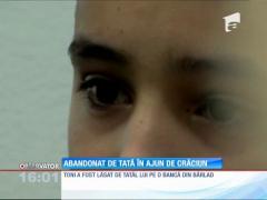 Abandonat de tată în Ajun de Crăciun