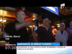 Campionatul de mâncat plăcinte