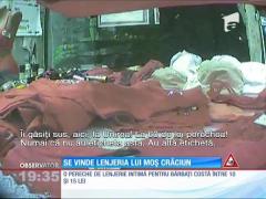 Se vinde lenjeria lui Moș Crăciun