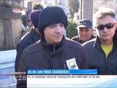 25 de ani de când Nicolae şi Elena Ceauşescu au fost împuşcaţi într-o garnizoană din Târgovişte