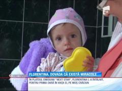 Fetița-pufuleț e ca un ursuleț! Florentina și-a revenit miraculos