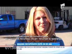 Mașina recuperată după 28 de ani