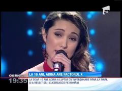 La 16 ani, Adina Răducan are factorul X