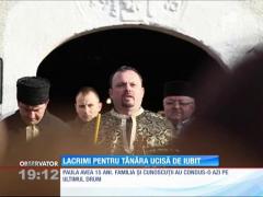 Lacrimi pentru tânăra din Baia Sprie ucisă de iubit