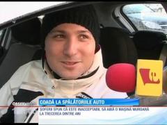 Coadă la spălătoriile auto