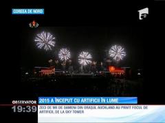 2015 a început cu artificii în lume
