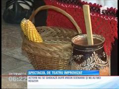 Spectacol de teatru improvizat la o pensiune din Bistriţa