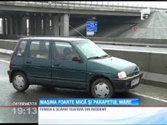 Accident spectaculos pe autostrada Soarelui