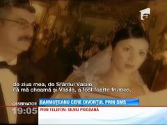 Adriana Bahmuţeanu cere divorţul prin SMS