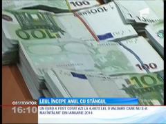 Leul începe anul cu stângul