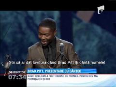 Brad Pitt, prezentare cu cântec pe scena festivalului de film de la Palm Springs