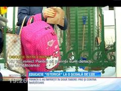 Educație "isterică" la o școală de lux