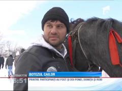 În fiecare an, de Bobotează, caii sunt stropiți cu aghiasmă