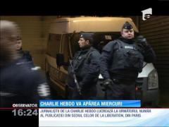 Charlie Hebdo va apărea săptămâna viitoare