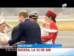 Ducesa de Cambridge împlineşte astăzi 33 de ani!