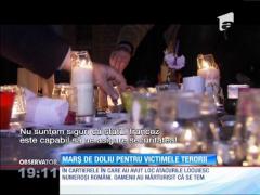 Marş de doliu pentru victimele terorii