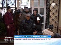 Bătrânii, primii la plata taxelor și impozitelor