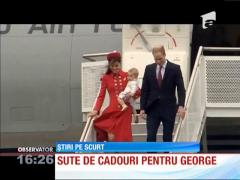 Prinţul George a primit 774 de cadouri, într-un singur an