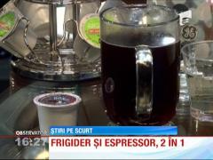 Primul frigider cu expresor de cafea