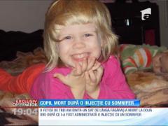 Copil mort după o injecție cu somnifer