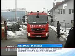 Atac mafiot la un service auto din Otopeni