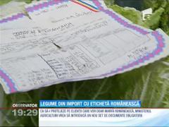 Legume de import cu etichetă românească