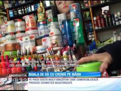 Boala se dă cu cremă pe mâini