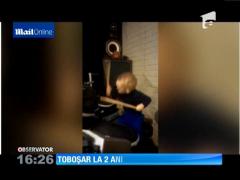 Uimitor! Toboșar la 2 ani