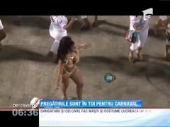 Pregătirile sunt în toi pentru carnavalul din Rio