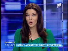 Cazare la mănăstire înainte de Superbowl