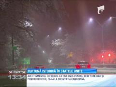 SUA, amenințate de cea mai puternică furtună de zăpadă din istorie