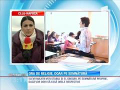 Ora de Religie, doar pe semnătură