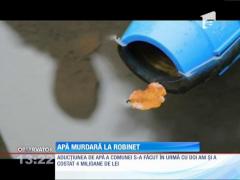 Apă murdară la robinet