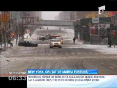 Puternica furtună de zăpadă a ocolit New York-ul