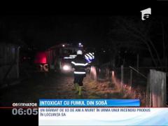 Un bătrân de 83 de ani a murit intoxicat cu fumul din sobă