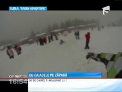 Concurs inedit pe o pârtie, pe Transalpina