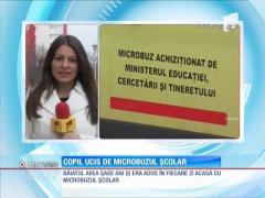 Gorj: Un copil de şase ani a murit lovit de microbuzul şcolar