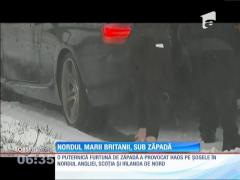 O puternică furtună de zăpadă a lovit Marea Britanie