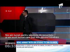 Atac armat într-un studio TV din Olanda