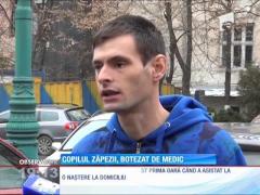 Bebeluşul din Bârlad născut de anul nou în mijlocul zăpezilor a fost creştinat