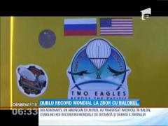 Record mondial la zborurile cu balonul