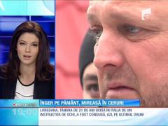 Tânăra ucisă de un istructor de ski a fost înmormântată