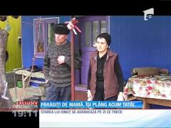 Trei copii au rămas orfani după ce tatăl care avea grijă de ei a fost ucis de un copac