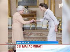 Angelina Jolie, pe locul întâi în topul celor mai admirate personalităţi din lume