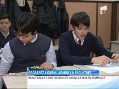 Proaspăt liceeni, admiși la facultate