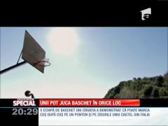 Special! Acrobaţii la coșul de baschet